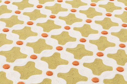Criss Cross — Mustard | cc-tapis – detail