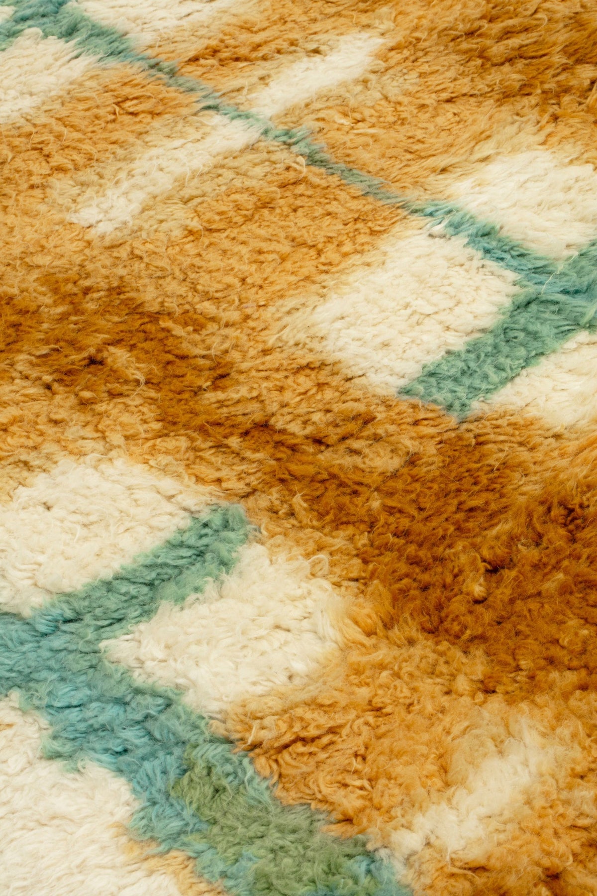 Grandma Pattern 2 — Mustard Green | cc-tapis – detail