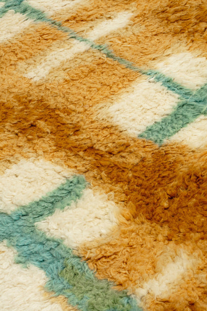 Grandma Pattern 2 — Mustard Green | cc-tapis – detail