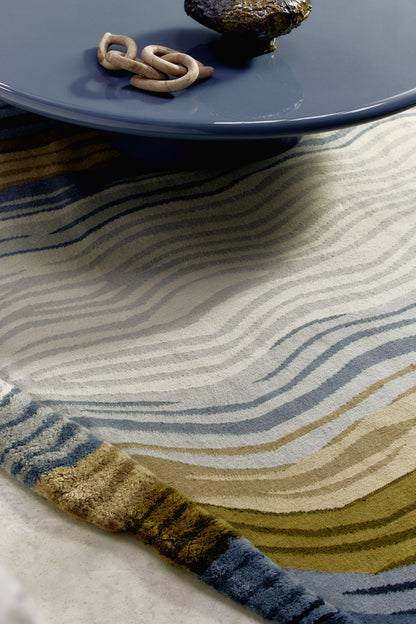 Folds — Blue green | cc-tapis – sfeer