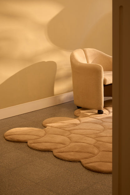 Rilievo vloerkleed — Sand | cc-tapis – sfeer