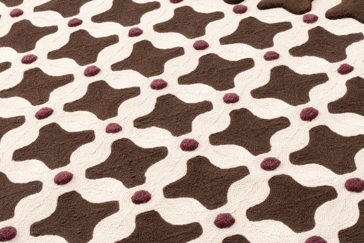 Criss Cross — Choco | cc-tapis – detail