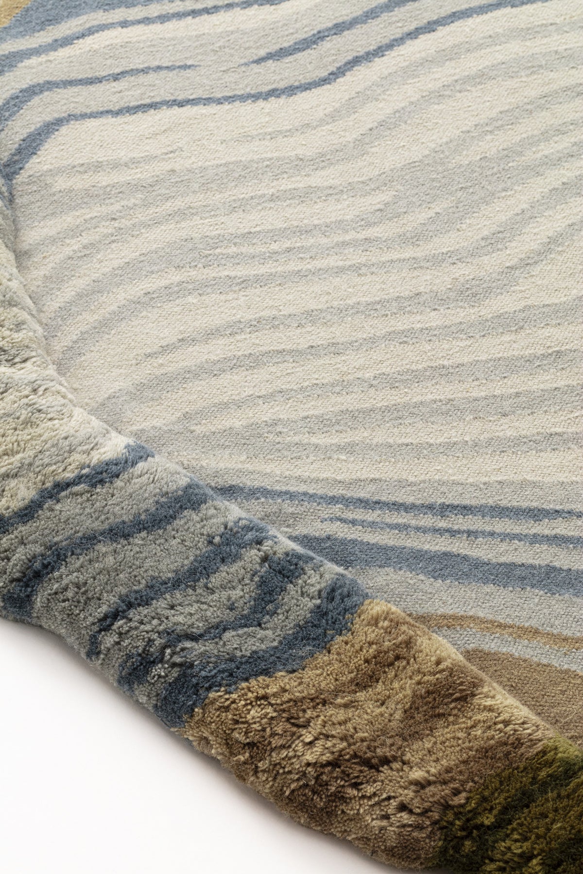 Folds — Blue green | cc-tapis – detail