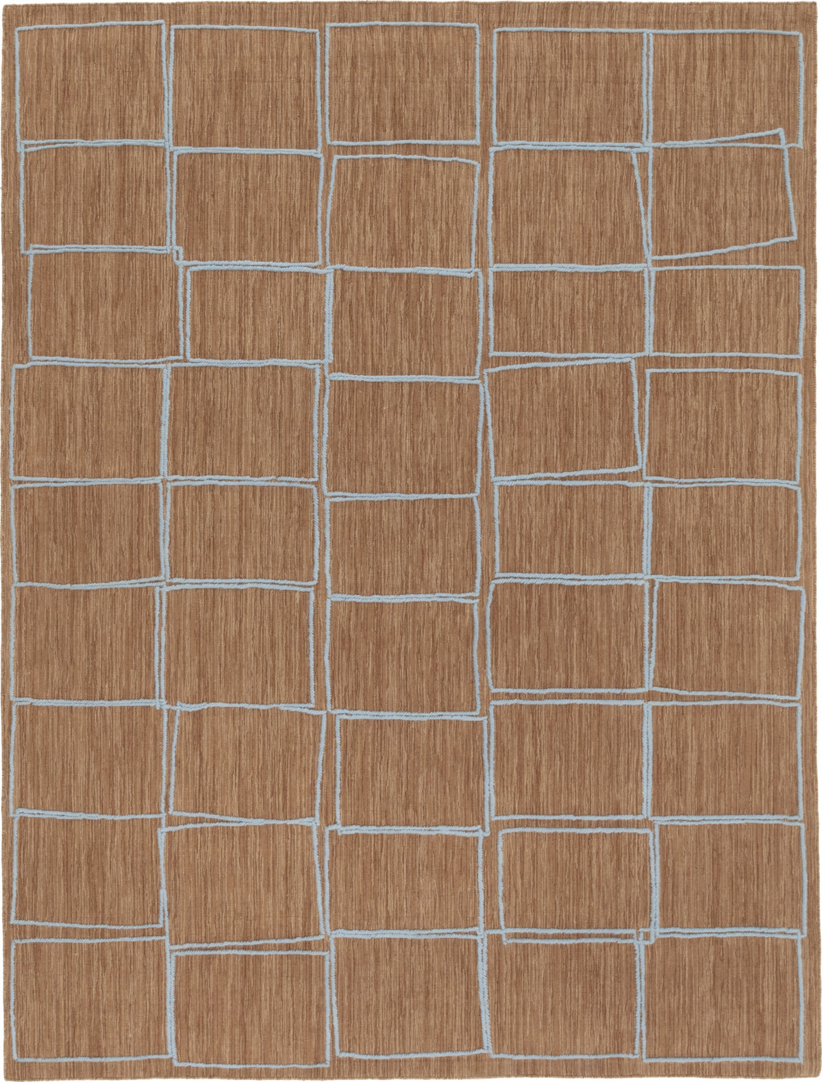 Tessera Offset — Brown light blue | cc-tapis – volledig