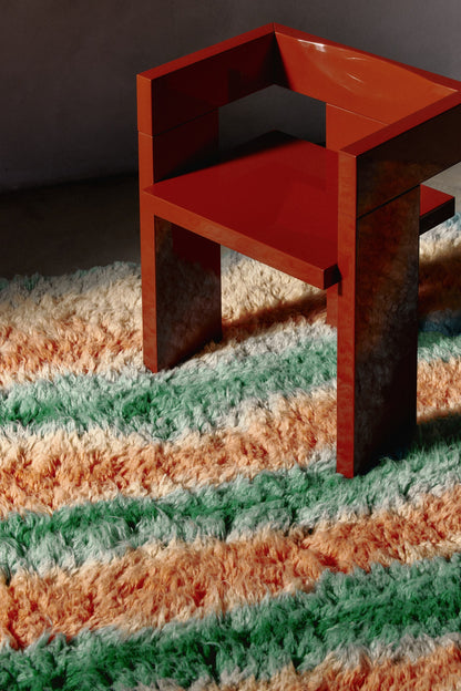 Grandma Pattern 5 — Green Red | cc-tapis – sfeer
