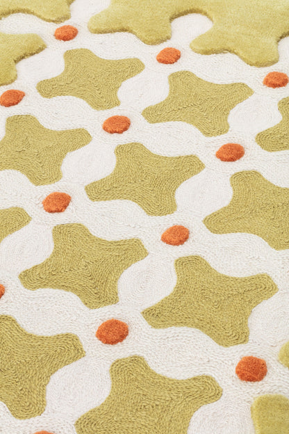Criss Cross — Mustard | cc-tapis – detail