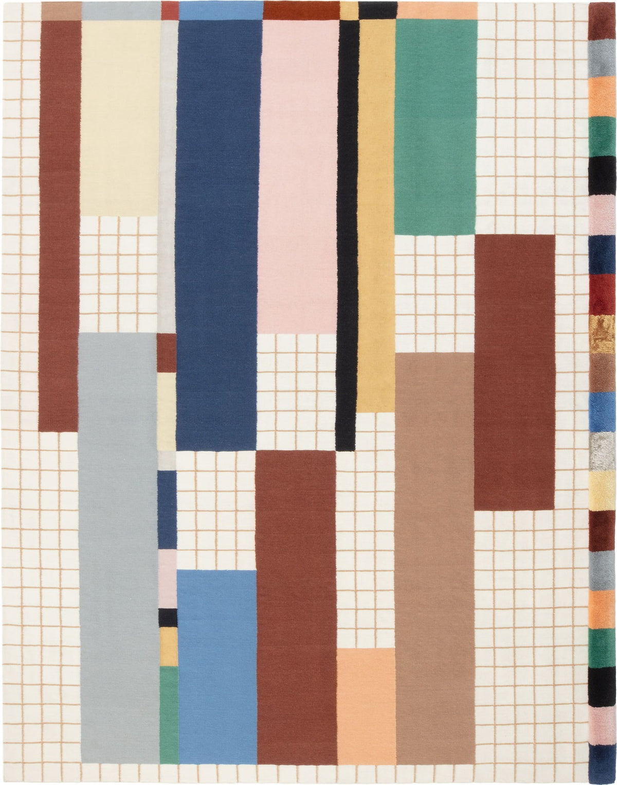 cc-tapis Raag Rectangular Grid 1 van Doshi Levien – volledig vloerkleed
