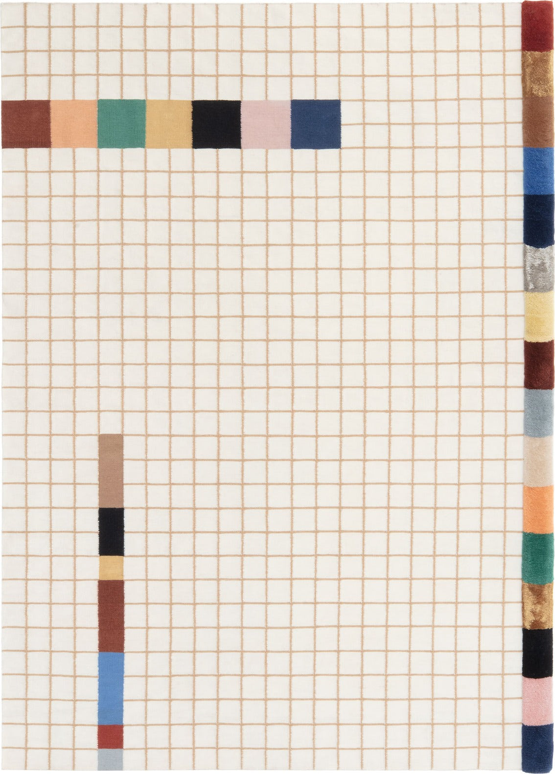 cc-tapis Raag Rectangular Grid 2 van Doshi Levien – volledig vloerkleed