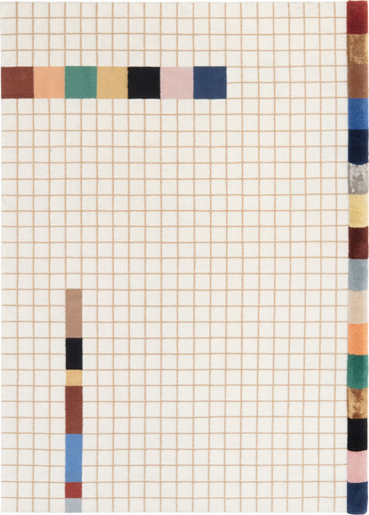 cc-tapis Raag Rectangular Grid 2 van Doshi Levien – volledig vloerkleed
