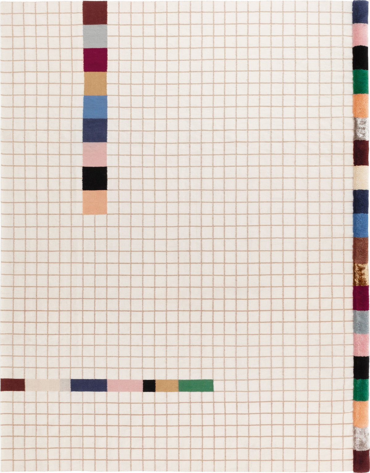 cc-tapis Raag Rectangular Grid 3 van Doshi Levien – volledig vloerkleed