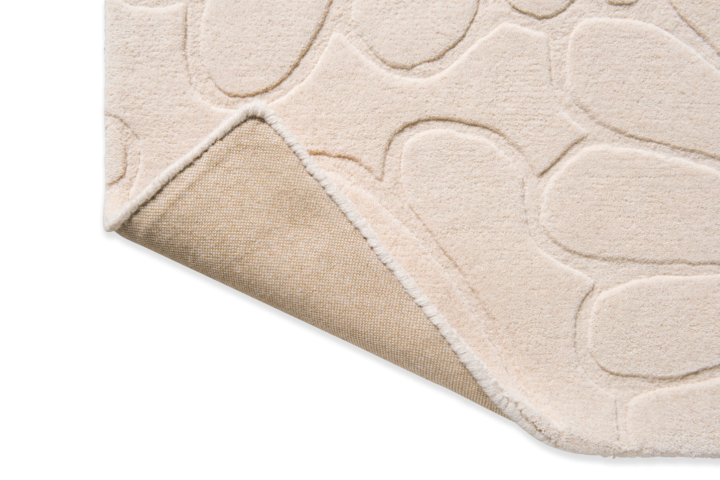 Laagpolig Vloerkleed van Laura Ashley | Coleby petals Ivory cream