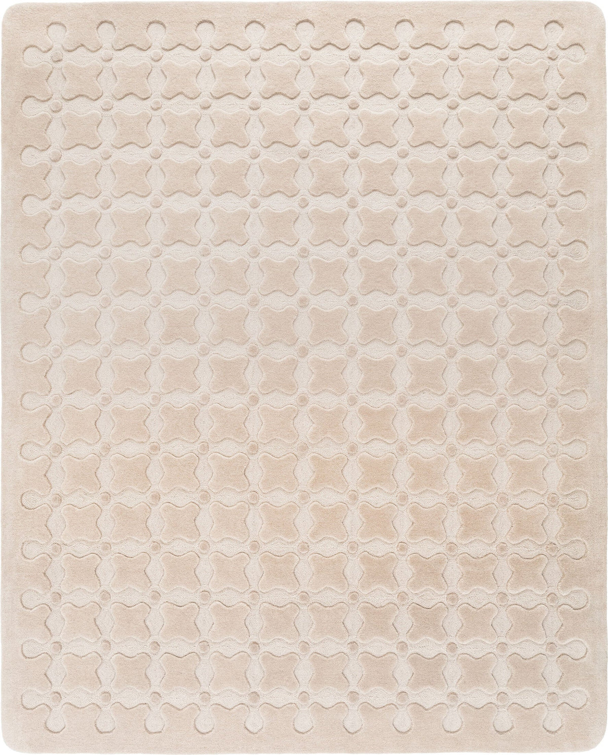 Volledig Criss Cross-vloerkleed in Full butter