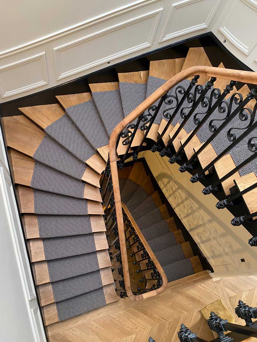 Traploper Hartley Tissier Diamond Black & White