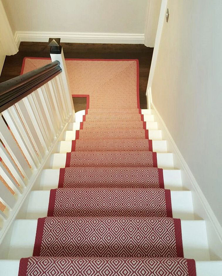 Traploper Hartley Tissier Diamond Border Rouge