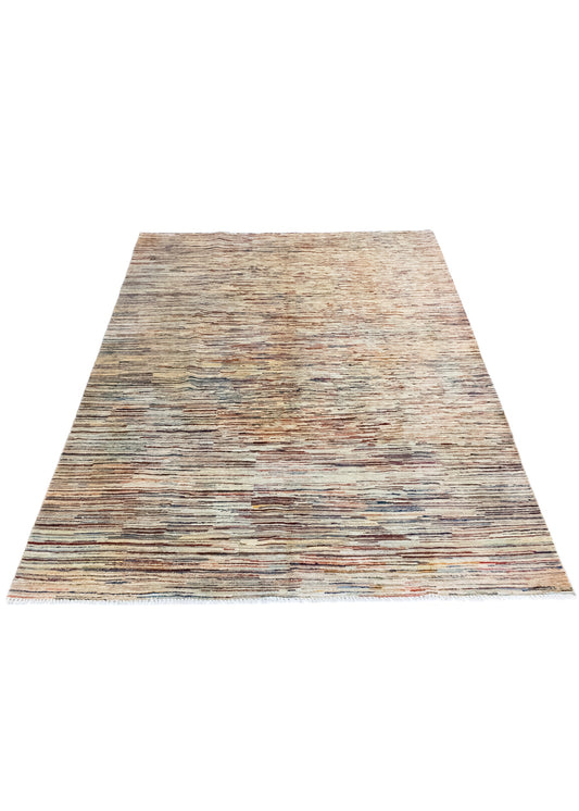 Unique Ziegler Stripe Vloerkleed 15278 | Handgeknoopt uit Afghanistan