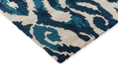 Vloerkleed Sanderson Kasuri Indigo Outdoor 446208
