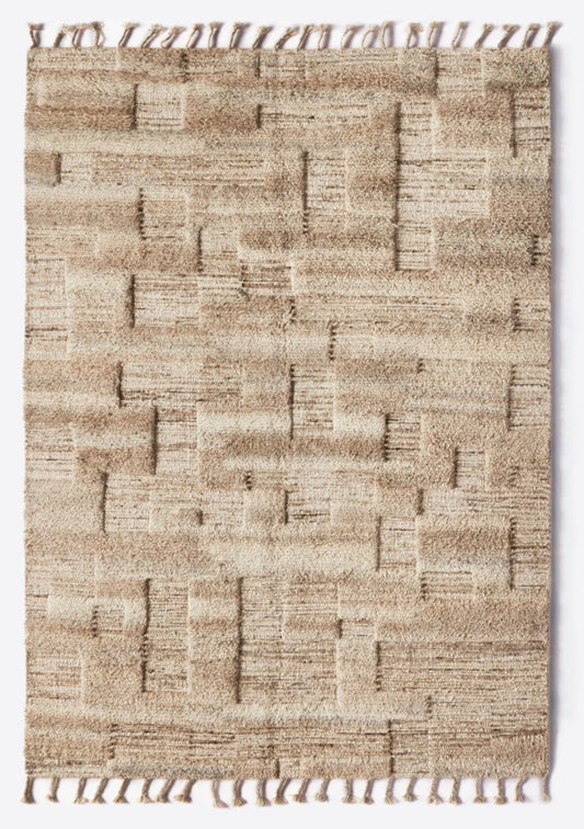 Dusty Deco Bellver Natural vloerkleed, volledig product zonder overtollige witruimte