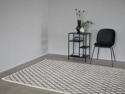 Vloerkleed MOMO Rugs Diamond Charcoal White (outlet)