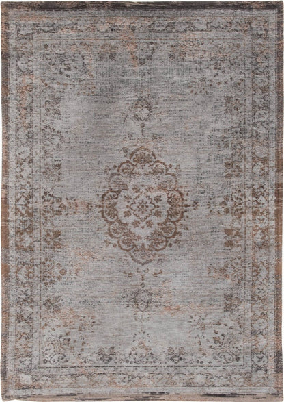 Vloerkleed Louis De Poortere Fading World Medallion Grey Ebony 8257 200x280 – Outlet