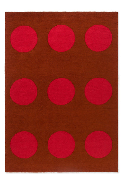 Vloerkleed Brink en Campman Festival Dots Red