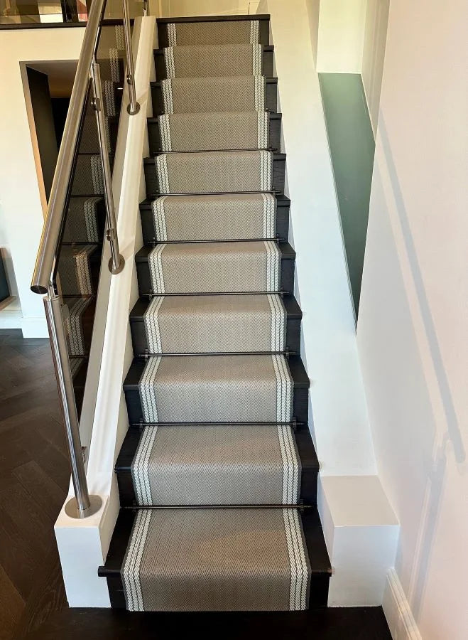 Traploper Hartley & Tissier Stripes Finley 04 Linen & White