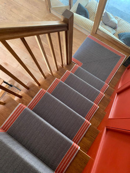 Traploper Hartley & Tissier Stripes Finley 03 Gunmetal & Rust