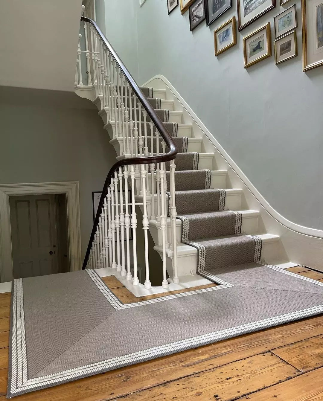 Traploper Hartley & Tissier Stripes Finley 04 Linen & White