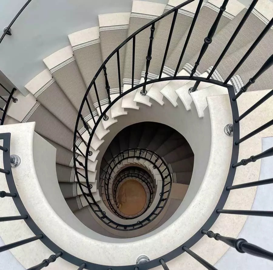 Traploper Hartley & Tissier Stripes Finley 04 Linen & White