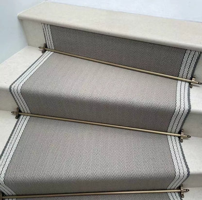 Traploper Hartley & Tissier Stripes Finley 04 Linen & White