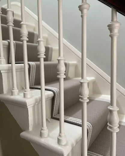 Traploper Hartley & Tissier Stripes Finley 04 Linen & White