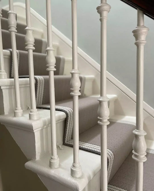 Traploper Hartley & Tissier Stripes Finley 04 Linen & White