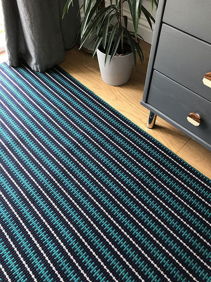 Traploper Hartley & Tissier Stripes Frances 02 Teal