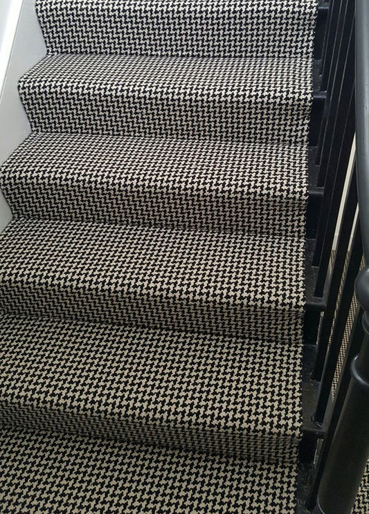 Traploper Hartley Tissier Houndstooth Black & White