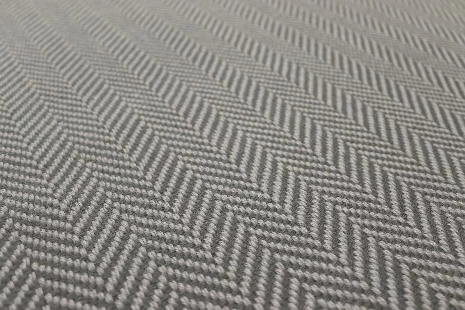 Traploper Hartley Tissier Herringbone Light Grey