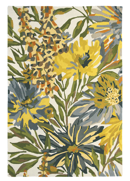 Laagpolig vloerkleed Harlequin Floreale Maize 44906