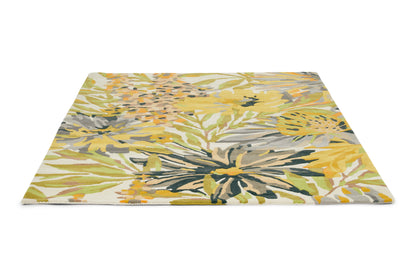 Laagpolig vloerkleed Harlequin Floreale Maize 44906