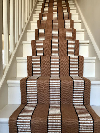 Traploper Hartley & Tissier Stripes Greta 01 Cinnamon