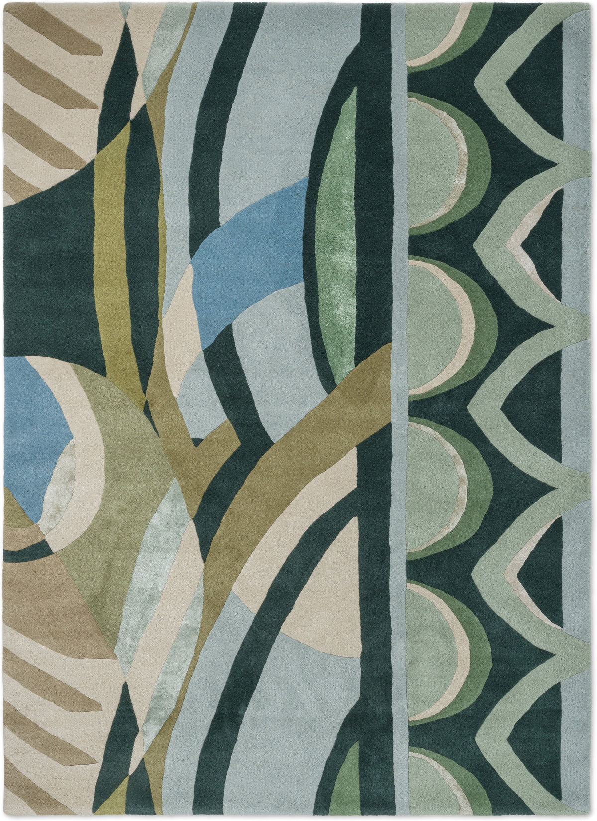 Vloerkleed Harlequin Atelier Lagoon 140807 – bovenaanzicht