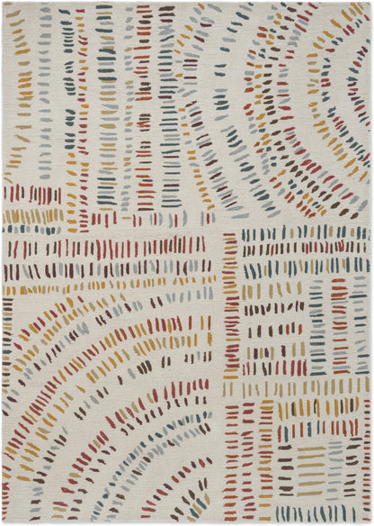 Vloerkleed Harlequin Frescoes Amber 141701 – bovenaanzicht