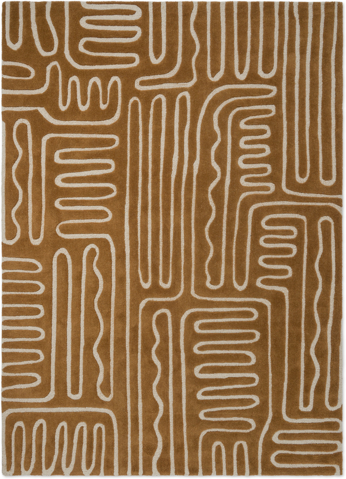Vloerkleed Harlequin Hollow Tan 141103 – bovenaanzicht