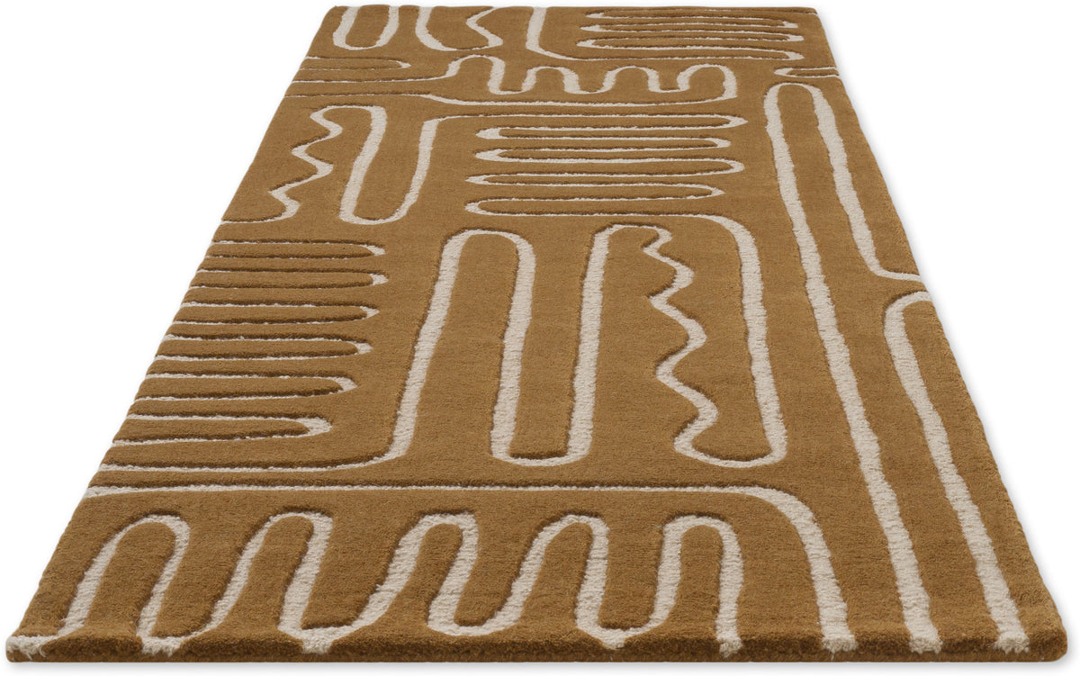 Vloerkleed Harlequin Hollow Tan 141103 – detailfoto