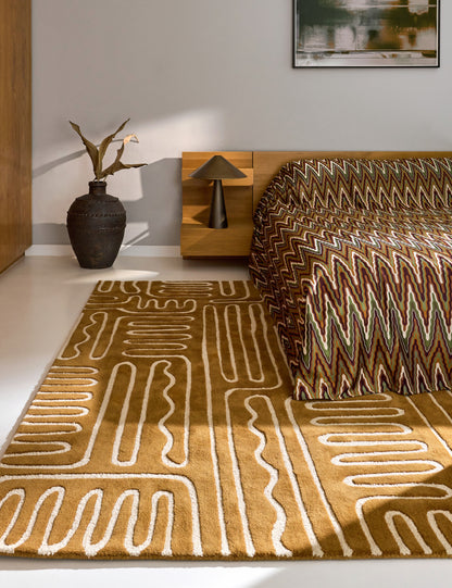 Vloerkleed Harlequin Hollow Tan 141103 – sfeerfoto