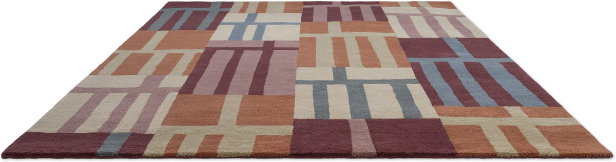 Vloerkleed Harlequin Monolith Cinnabar/Amber 144200 – detailfoto