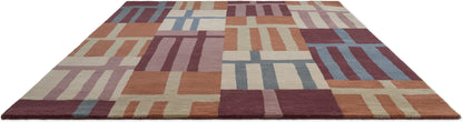 Vloerkleed Harlequin Monolith Cinnabar/Amber 144200 – detailfoto