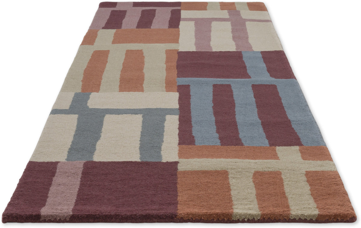 Vloerkleed Harlequin Monolith Cinnabar/Amber 144200 – detailfoto