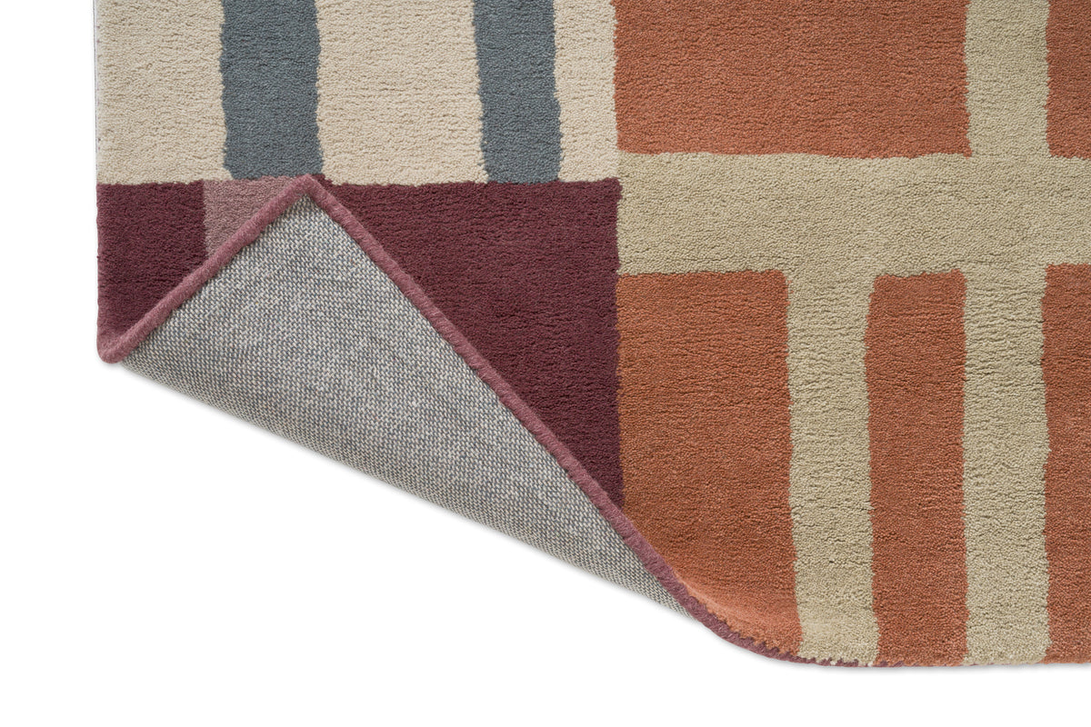 Vloerkleed Harlequin Monolith Cinnabar/Amber 144200 – detailfoto