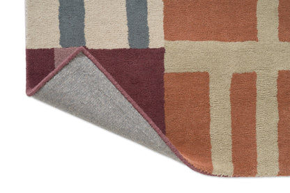 Vloerkleed Harlequin Monolith Cinnabar/Amber 144200 – detailfoto