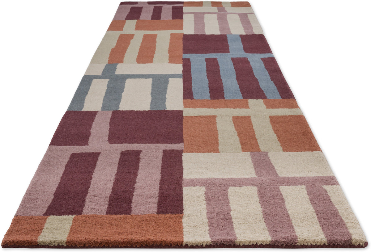 Vloerkleed Harlequin Monolith Cinnabar/Amber 144200 – detailfoto