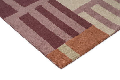 Vloerkleed Harlequin Monolith Cinnabar/Amber 144200 – detailfoto