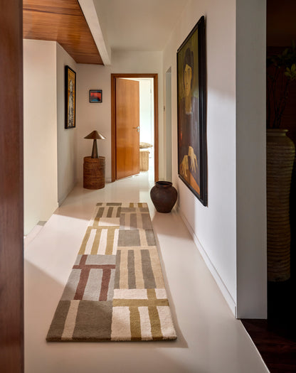 Vloerkleed Harlequin Monolith Sandstone 144201 – sfeerfoto